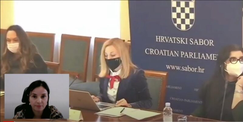 Ministrica Vučković i predsjednik Odbora za poljoprivredu EP-a N. Lins na sjednici Odbora za poljoprivredu Hrvatskog sabora